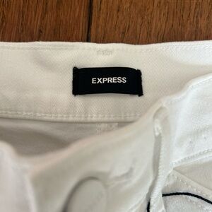 Express Classic White Trousers